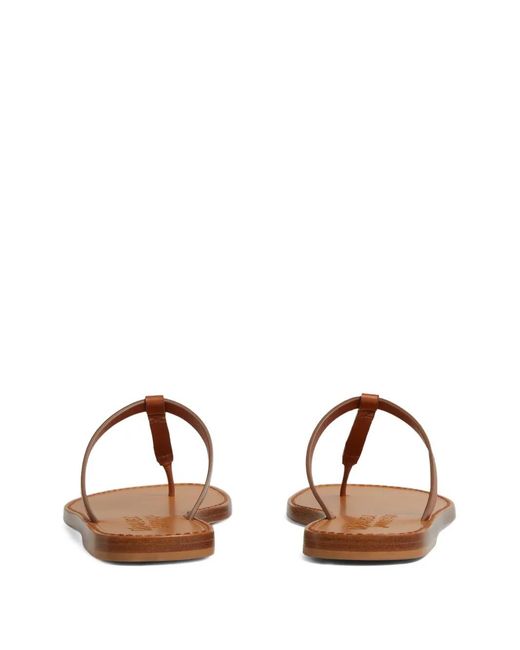 DSquared² Brown Leather Sandals