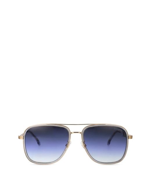 Carrera Blue Pilot-Frame Sunglasses