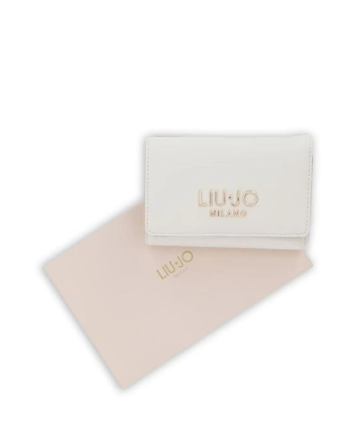 Liu Jo White Logo Detail Wallet