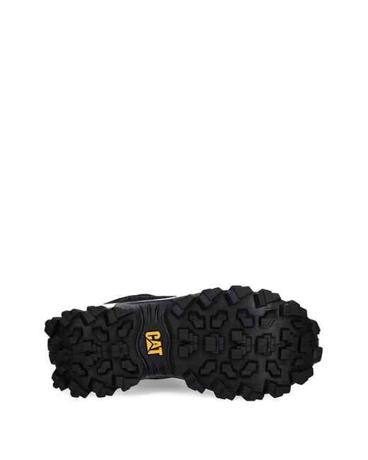 Caterpillar Black Intruder Lace-Up Chunky Sneakers for men