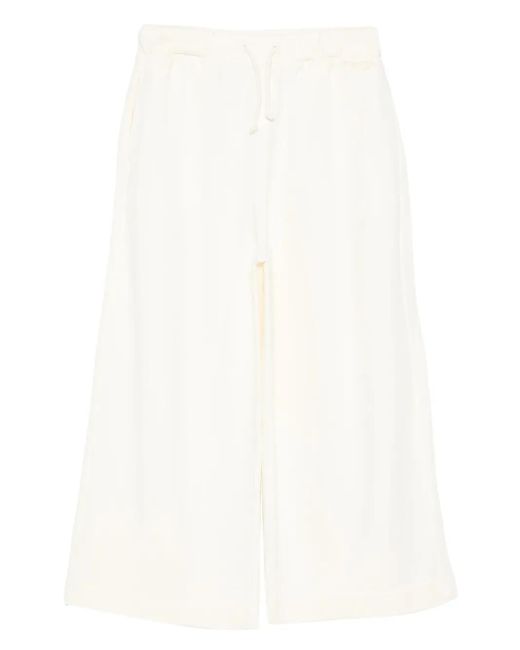 Pantaloni A Gamba Ampia Con Coulisse di Marc O' Polo in White