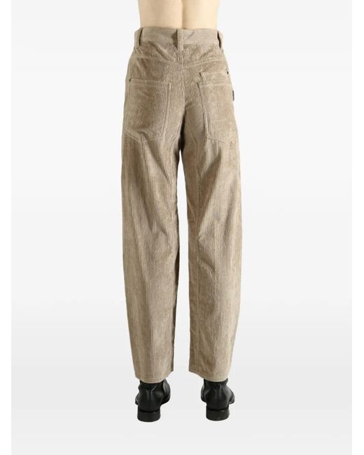 Brunello Cucinelli Natural Corduroy Trousers