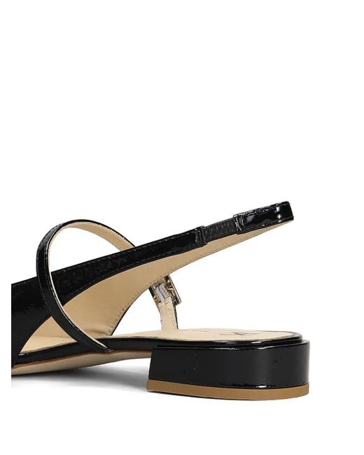 Fabio Rusconi Black Patent Ballet Flats