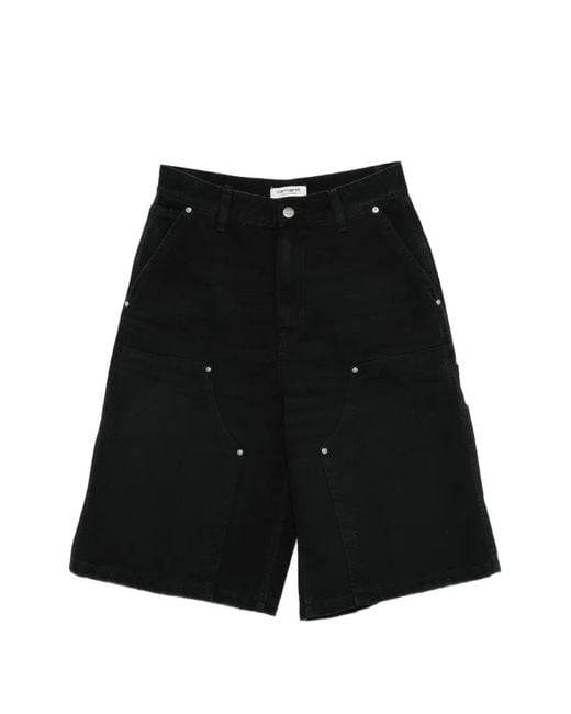 Carhartt Black Five-Pocket Shorts