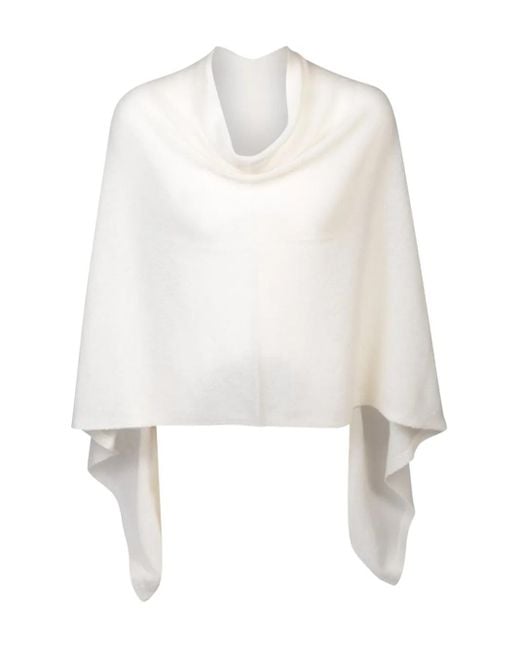 Blanca Vita Gedrapeerde Sjaal in het White