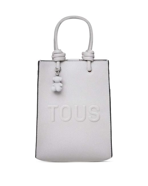 Tous Gray Handtasche Mit Knotendetail