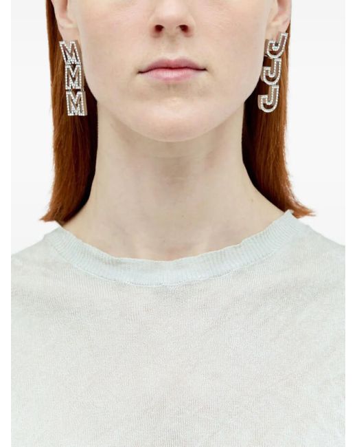 Marc Jacobs Mj クリスタル ピアス Natural