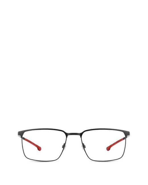 Carrera Black Rectangle-Frame Glasses for men
