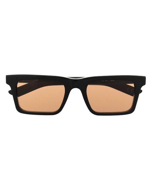 Retrosuperfuture Brown Rectangle-Frame Sunglasses