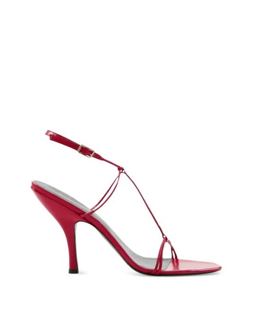 Jude Pink Mixer Strappy Leather Heeled Sandals