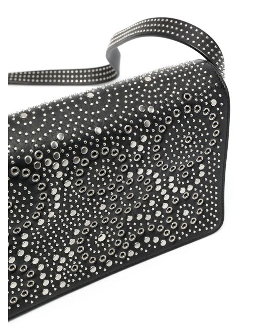 Borsa A Tracolla Con Borchie di 10 Corso Como in Black