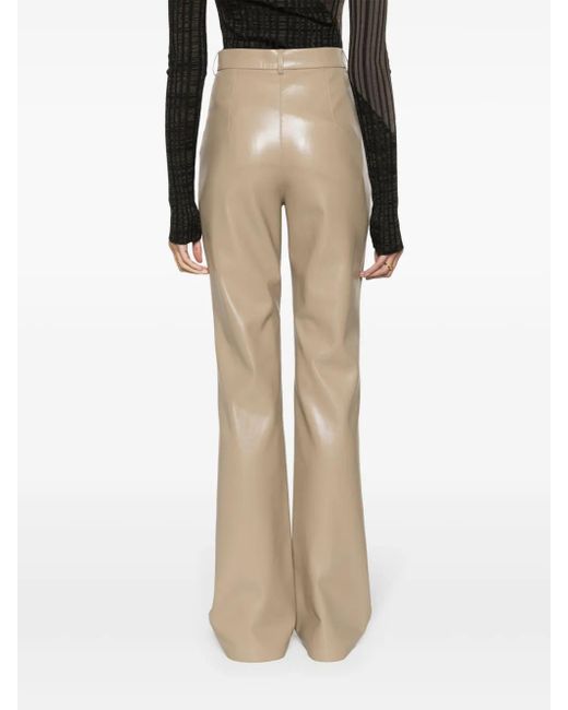 Pantalon Droit Leena À Taille Haute Nanushka en coloris Natural