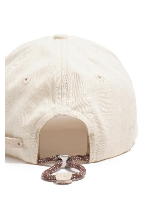 Bimba Y Lola White Embroidered-Logo Cap
