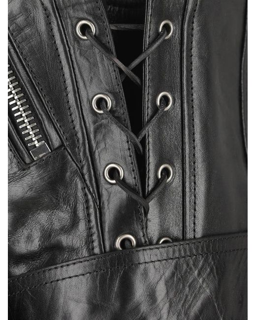 Saint Laurent Black Waistcoats