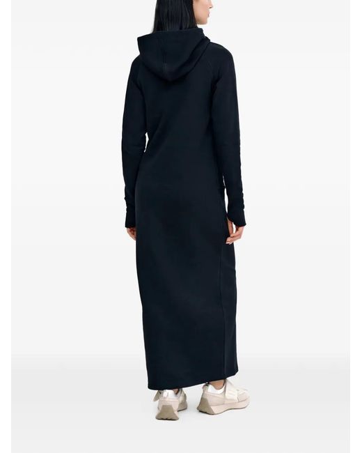 MARCELLA Blue Elba Zipped Hooded Maxi Dress