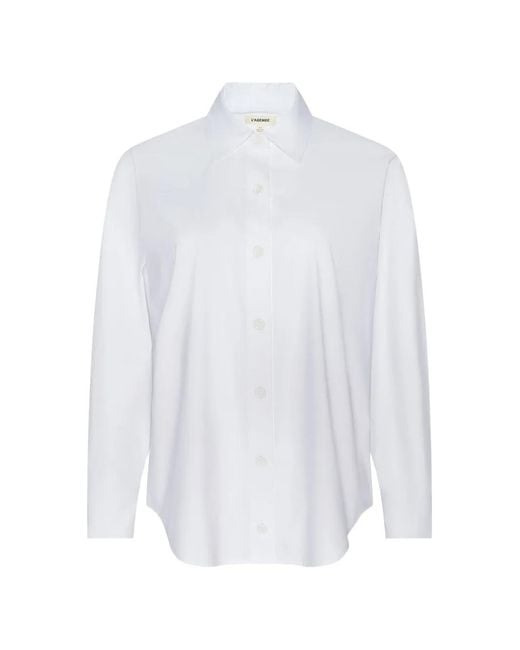L'Agence White Rylie Shirt