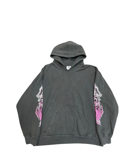 Warren Lotas Gray Three Reaper Hoodie for men