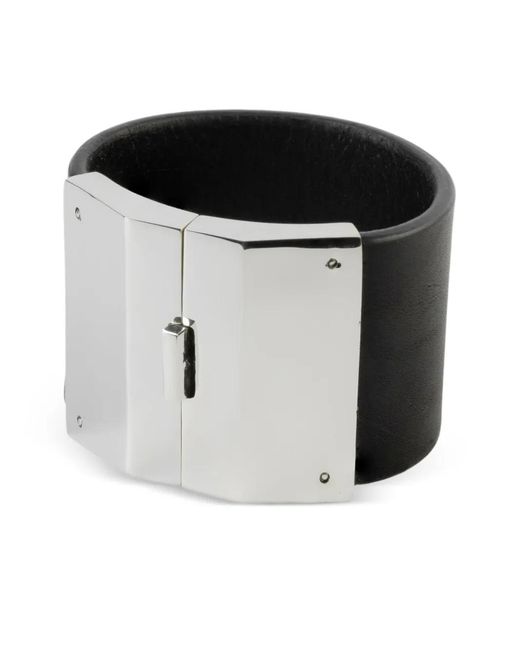 Parts Of 4 Gray Box Lock Sterling Bracelet