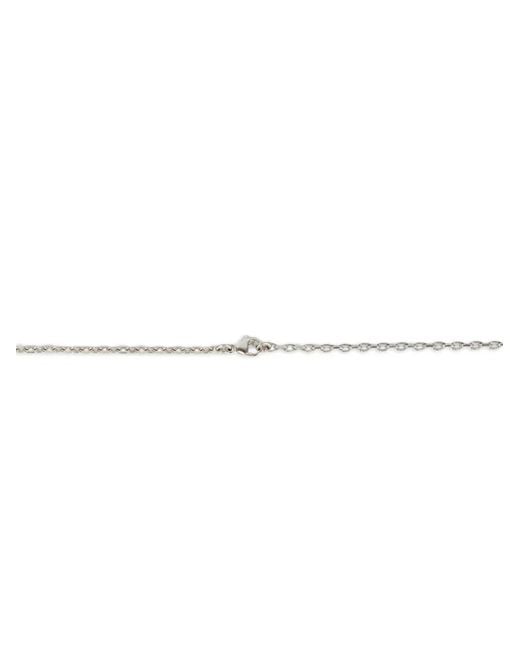 Rick Owens White Open Trunk Charm Necklace