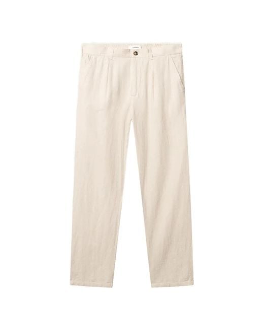 Gabba White Pantalon Gabnapoli 19 À Plis for men