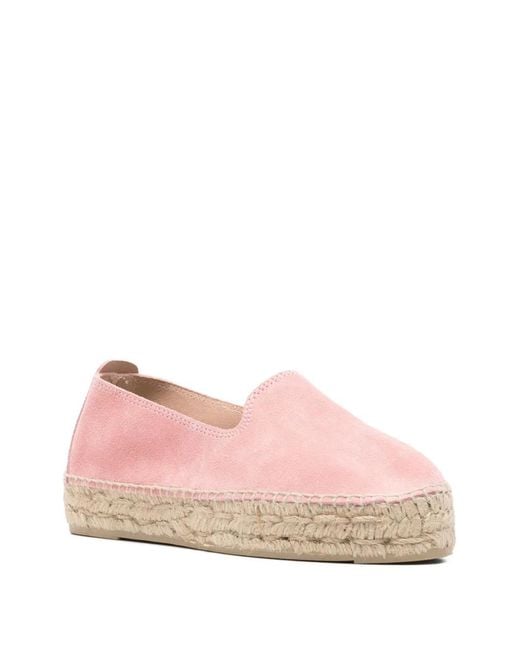 Manebí Pink Suede Espadrilles