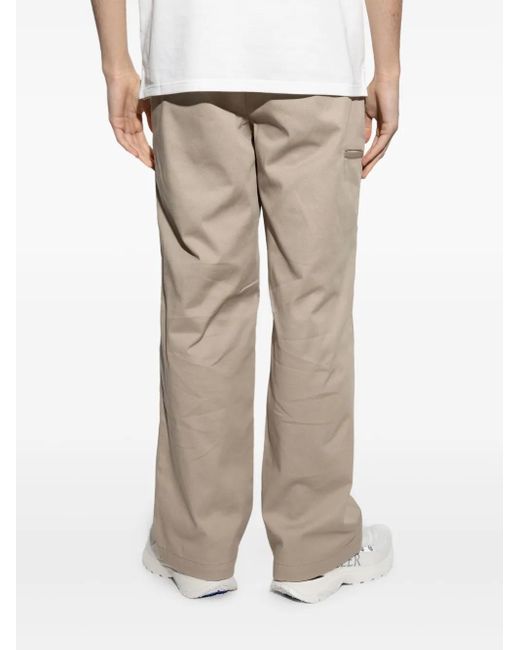 Moncler Natural Gabardine Trousers for men