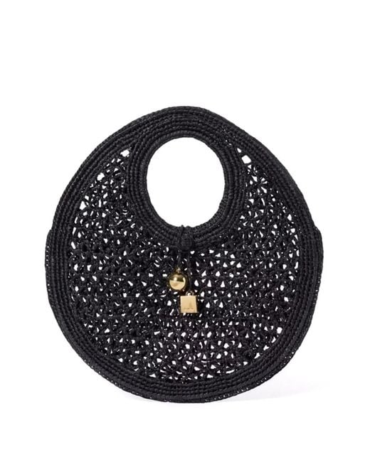 Jacquemus Black 'The Small Round Beach Bag'