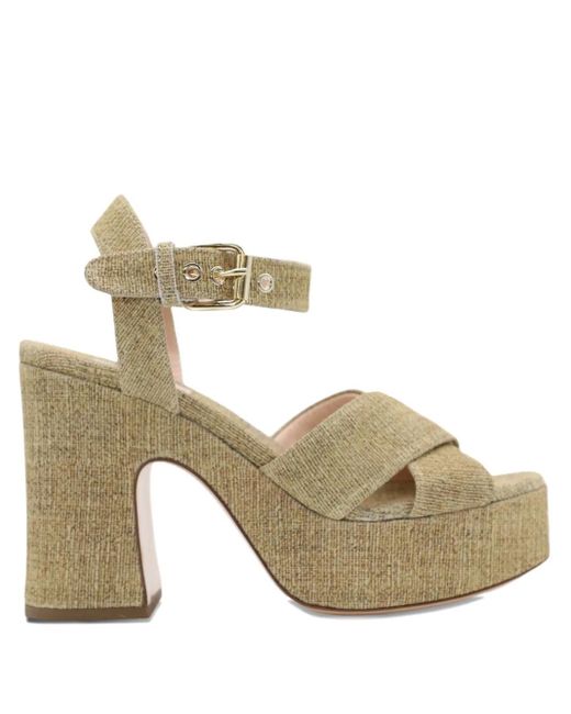 Agl Attilio Giusti Leombruni Metallic 100mm Sista sandals