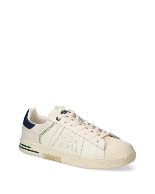Premiata White Russell Sneakers for men