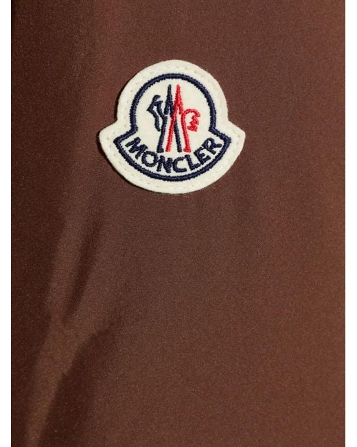 Moncler Brown Mock Collar Jacket for men