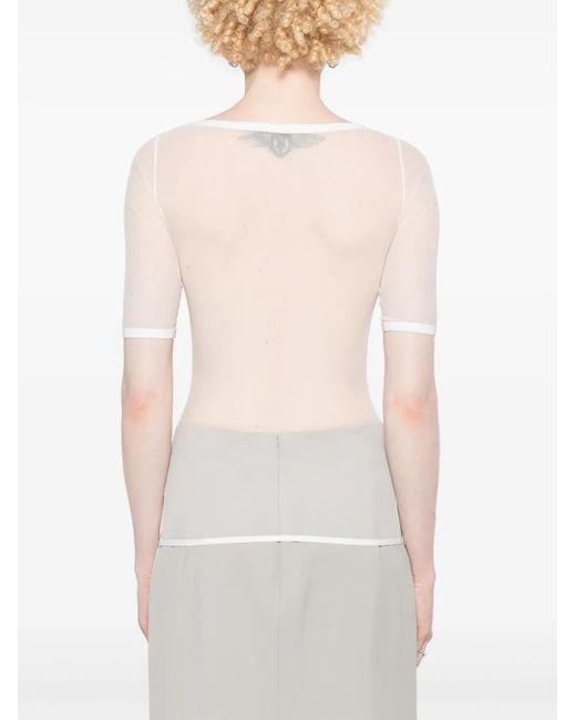 Nensi Dojaka White Triangle-Bra Jersey T-Shirt