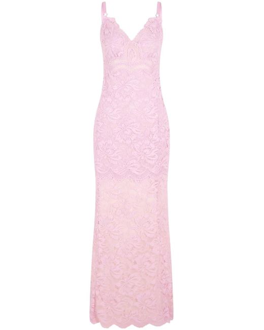 Rabanne レース ドレス Pink
