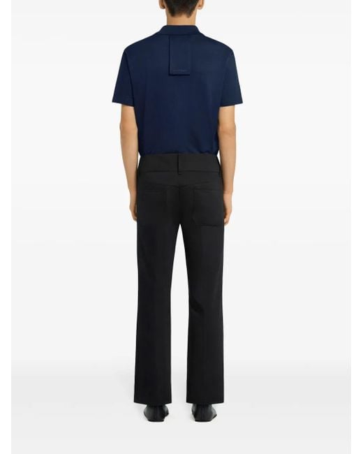 Courreges Blue Ac Polo Shirt for men