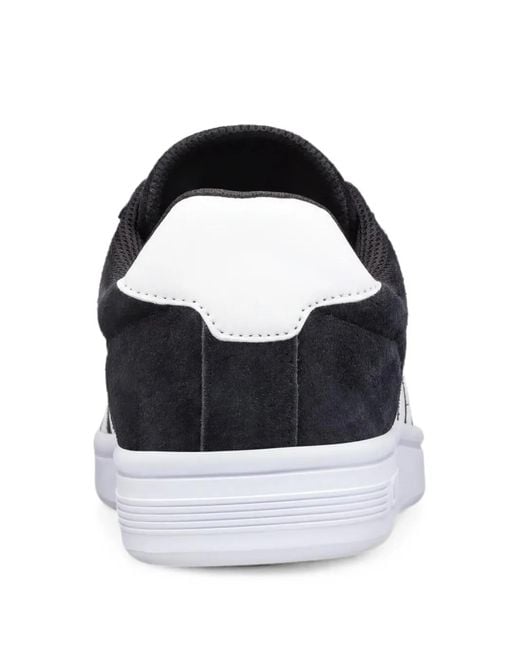 K-swiss White Striped Panel Sneakers for men
