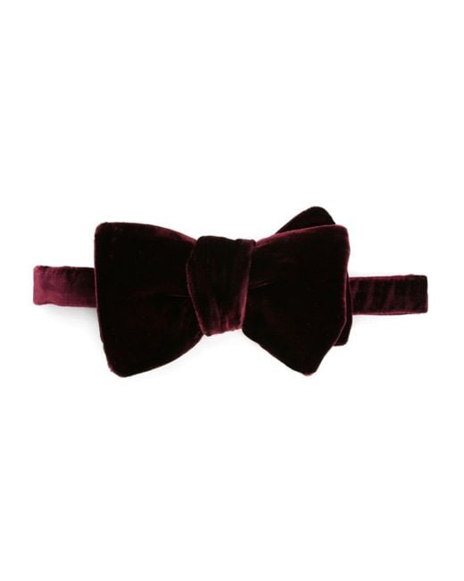 Tom Ford Black Velvet Adjustable Bow Tie for men