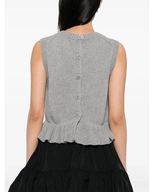CECILIE BAHNSEN Bill トップ Gray