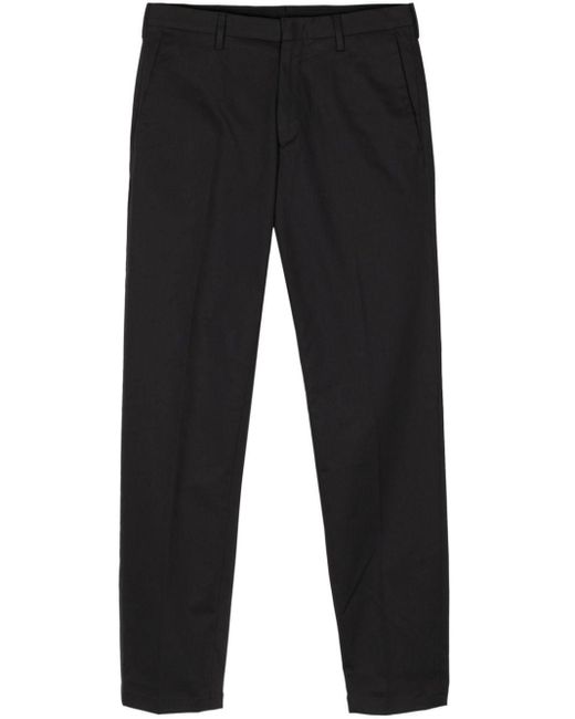 Paul Smith Black Tailored Cotton Trousers for men