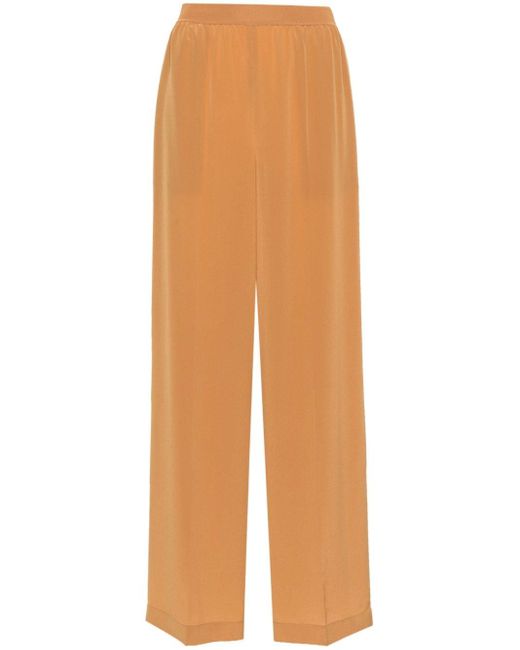 Joseph Orange Wide-Leg-Hose aus Seide