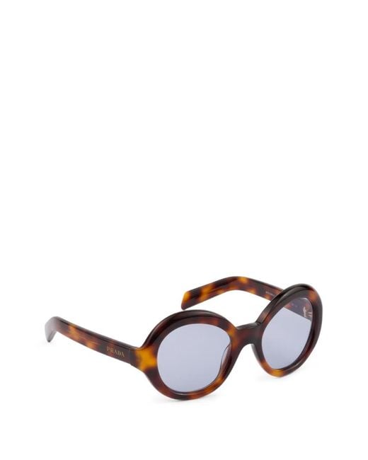 Prada Brown Eyewear Collection Sunglasses