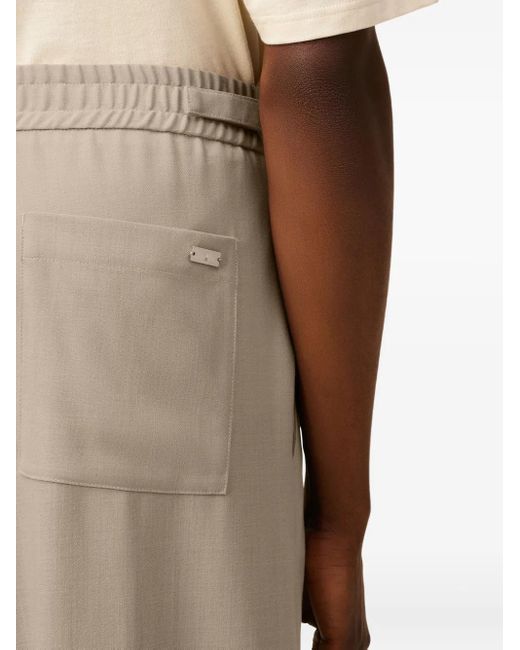 AMI Elastische Broek in het Natural voor heren