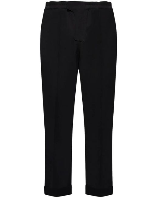 Balmain Wollen Broek in het Black voor heren