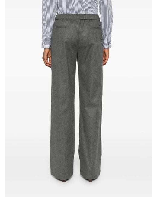 Fay Straight Broek in het Gray