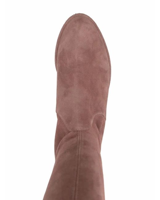 Stuart Weitzman Brown Suede Knee-High Boots