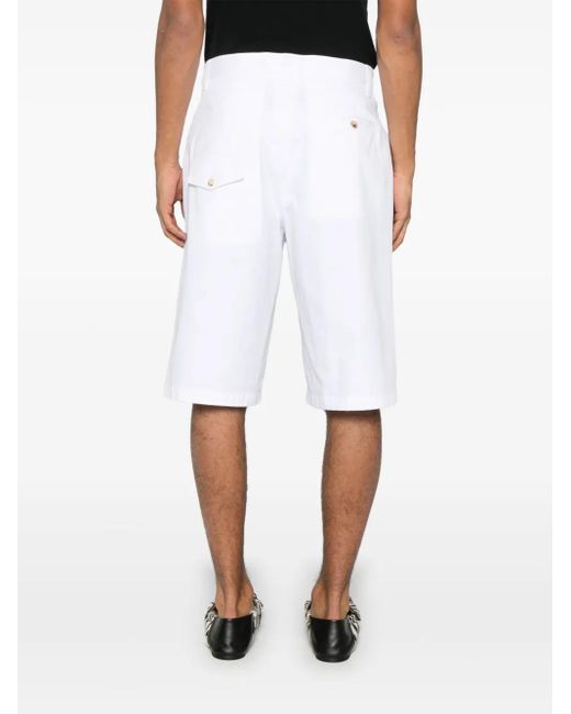 Moschino White Knee-Length Shorts for men