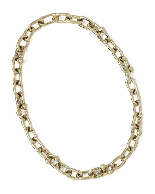 Furla Schakelhalsketting in het Metallic