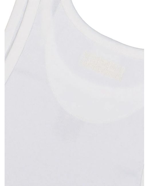 Débardeur En Résille À Logo Brodé Eagle Vetements pour homme en coloris White