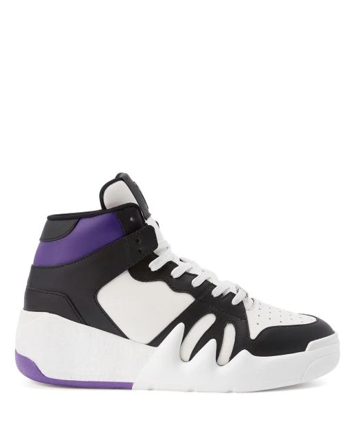 Giuseppe Zanotti Purple Talon High-Top Sneakers