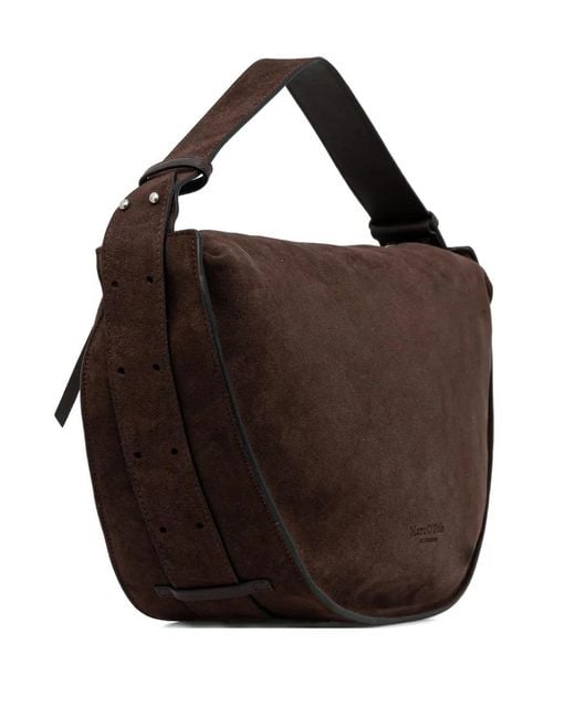 Marc O' Polo Brown Medium Hobo Zip Shoulder Bag