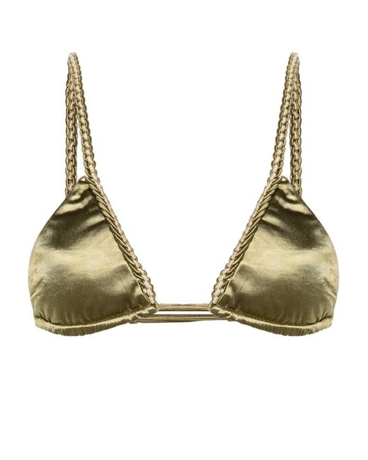 Isa Boulder Natural Chain Bikini Top