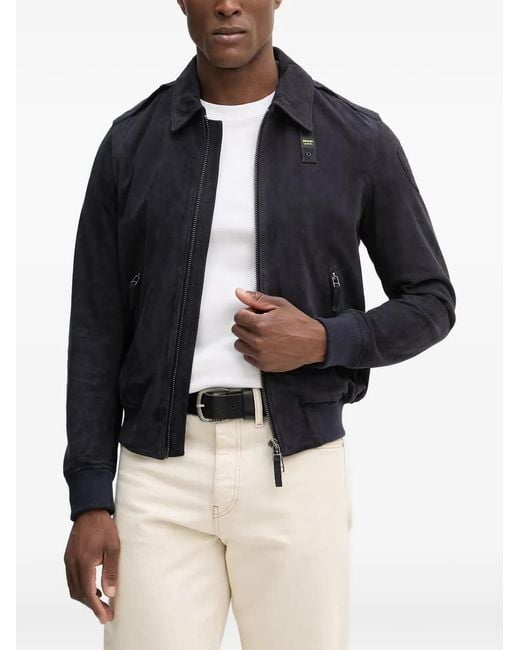 Blauer Blue Allen Zip-Fastening Collared Jacket for men